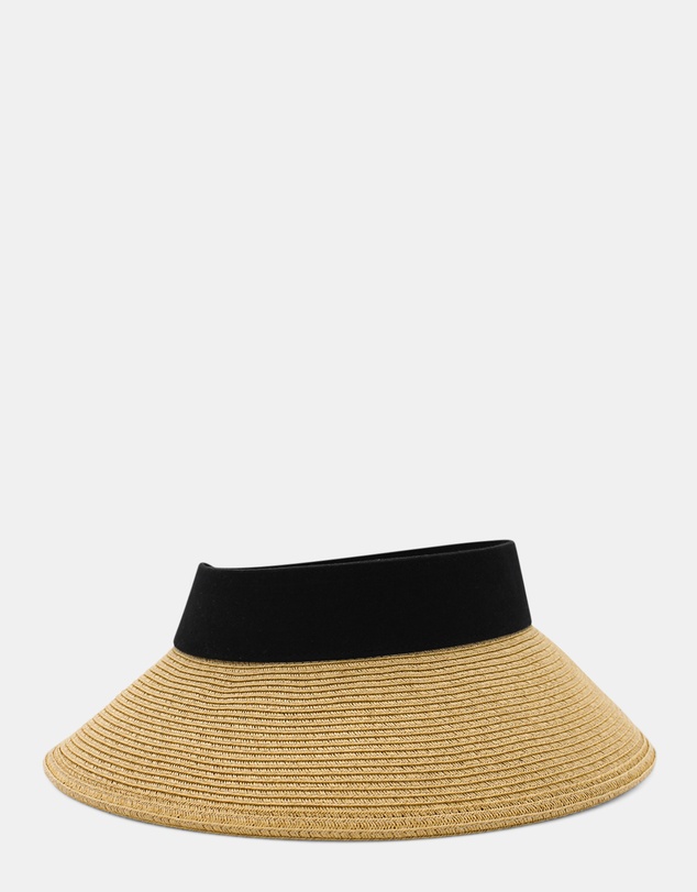 Morgan & Taylor - Demi Braided Visor in Tan Brown