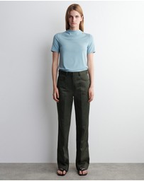 COS - Sateen Straight-Leg Trousers