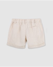 Designer Kidz - Finley Linen Shorts