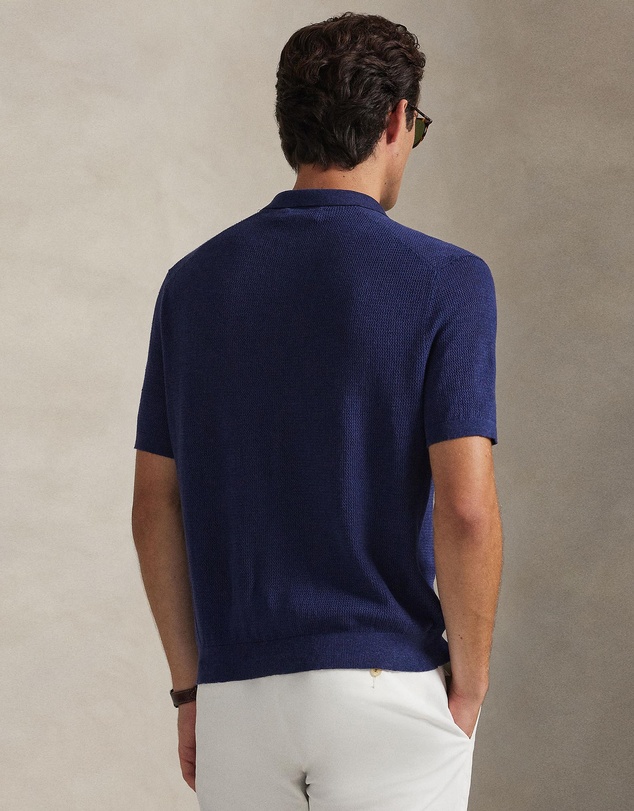 Polo Ralph Lauren - Textured Stretch Linen-Blend Sweater