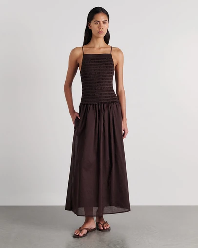 Jag - Marie Shirred Maxi Dress