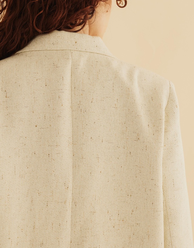 Atmos&Here Curvy - Koa Oversize Textured Blazer