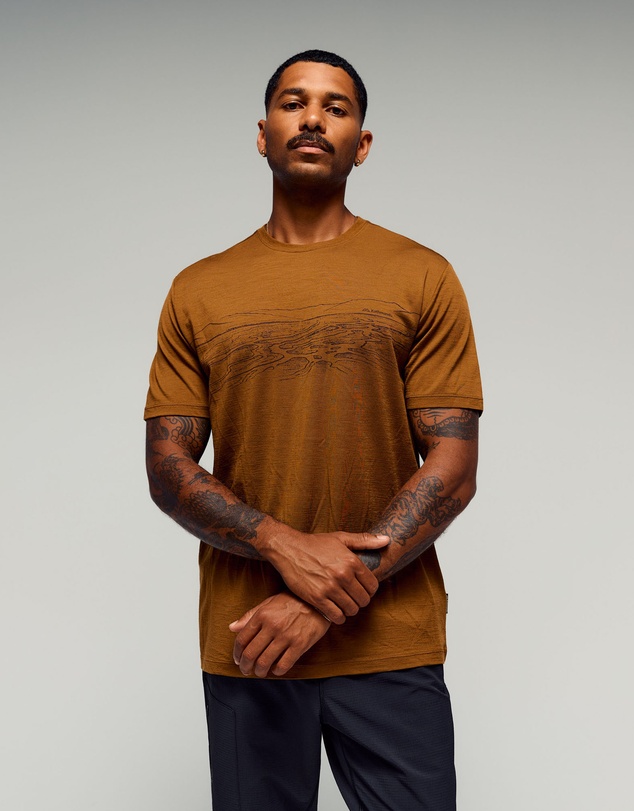 Kathmandu - 100% Merino Graphic T-Shirt
