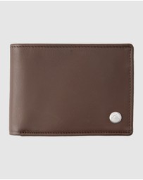 Quiksilver - Mens Mac Tri Fold Leather Wallet
