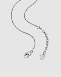 Fossil - Knox Stainless Steel Dog Tag Necklace