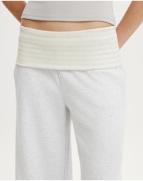Cotton On - Fold Over Waistband Sweatpant