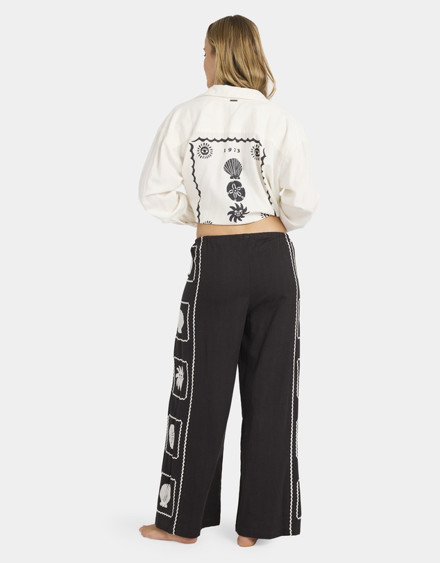 Billabong - Womens Sea Side Dreamer Elastic Waist Pants