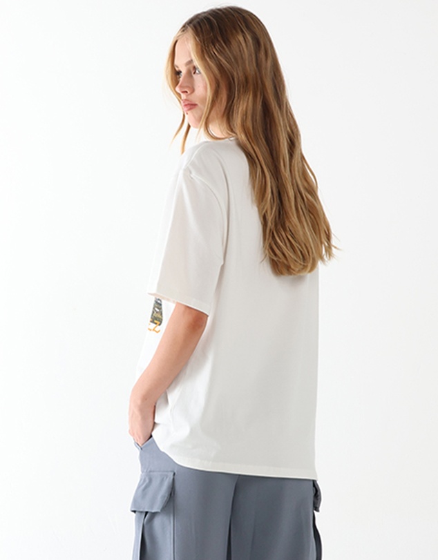 Lost in Lunar  - St Tropez Postcard Tee