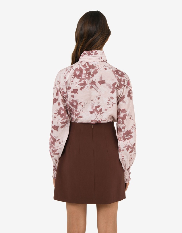Forcast - Lesley High Neck Floral Blouse