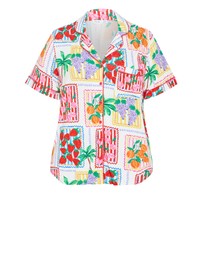 City Chic - Margot Fruit Print Sleep Top