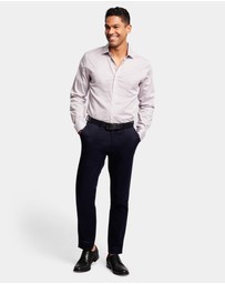 Brooksfield - Geo Print Slim Fit Dress Shirt