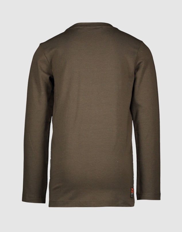 TYGO&vito - Organic Long Sleeve Contrast Text Tee - Kids-Teens