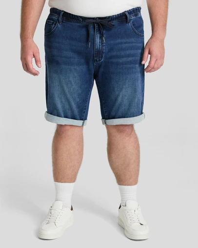 Johnny Bigg - Deran Knit Denim Short