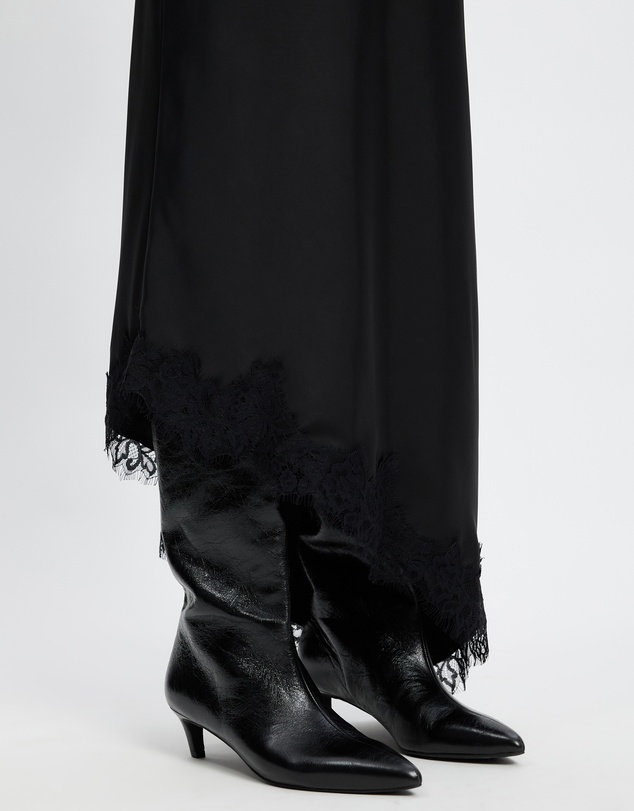 AERE - Nara Knee High Heeled Leather Boots