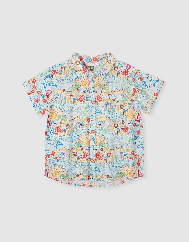 Goldie + Ace - Summer Bay Holiday Shirt - Babies-Kids