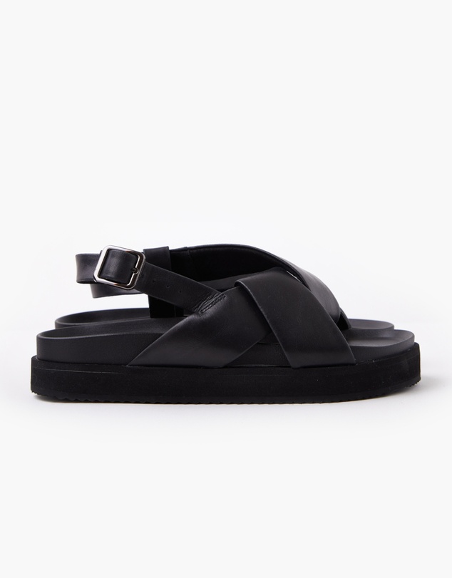 Walnut Melbourne - Mya Leather Slide