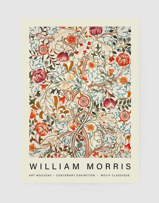 Inka Arthouse - Vintage Flower by William Morris Art Print