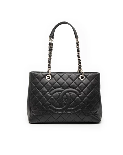Chanel - Pre-Loved Caviar Grand Shopping Tote