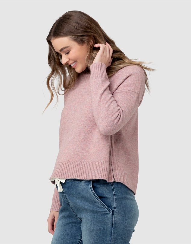 Ripe Maternity - Jade Crop Nursing Knit