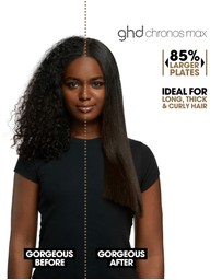 ghd - chronos max™ Wide Plate Hair Straightener in White