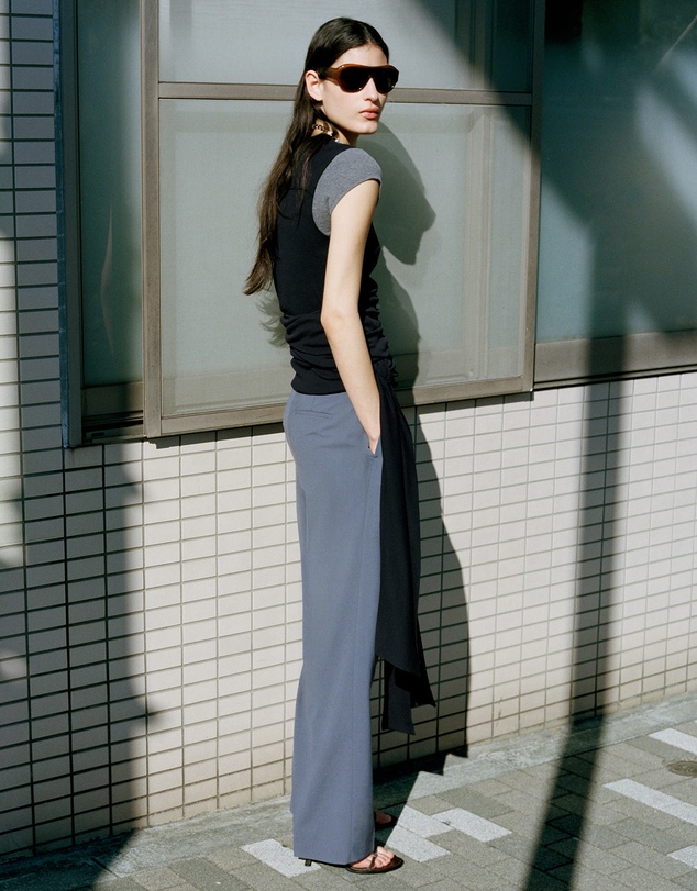 M.N.G - Straight Wool Suit Trousers