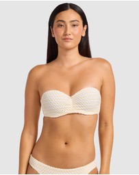 Seafolly - Mesh Effect Bustier Bandeau Bikini Top