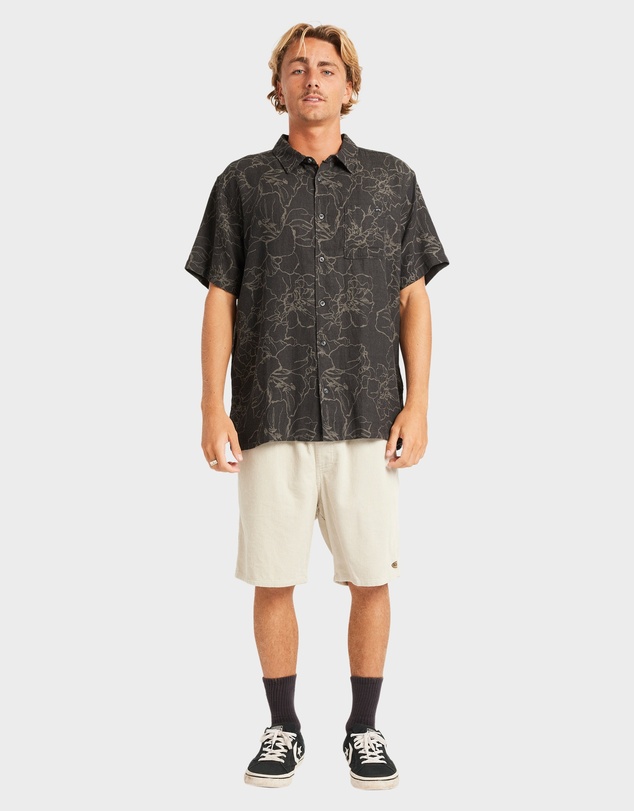 Billabong - Mens Sundays Jacquard Short Sleeve Shirt