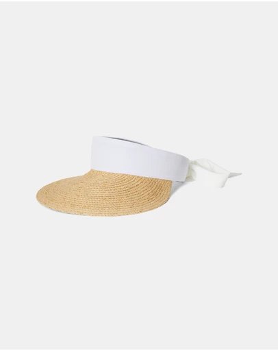 Polo Ralph Lauren - Woven-Brim Self-Tie Visor
