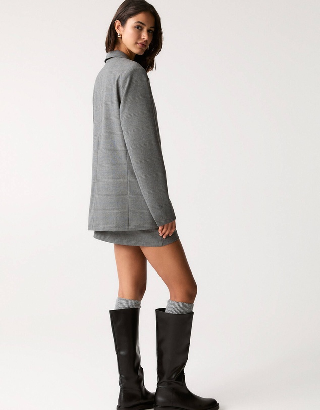 Pull&Bear - Oversize Check Blazer