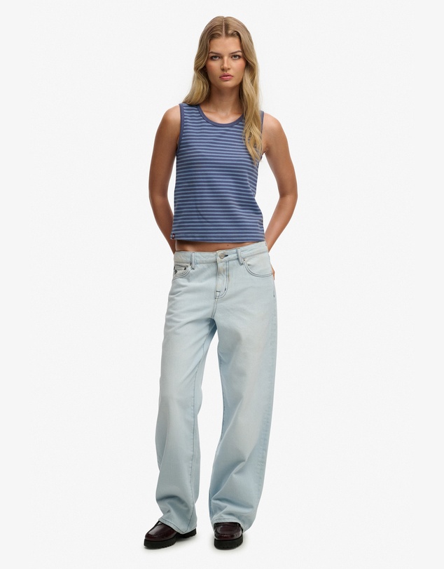 Superdry - Mid Rise Wide Leg Jean