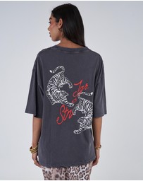 JGR & STN - Tiger Oversized Tee