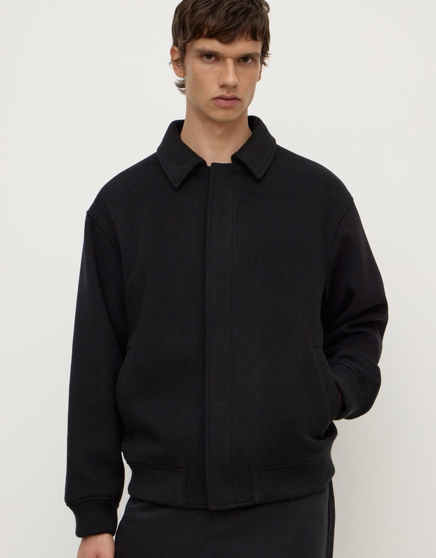 Revibe - Repaired Assembly Label Wool Blend Mens Jackets