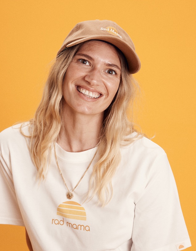 Banabae - Rad Mama Classic Organic Cotton Longline Tee - Natural