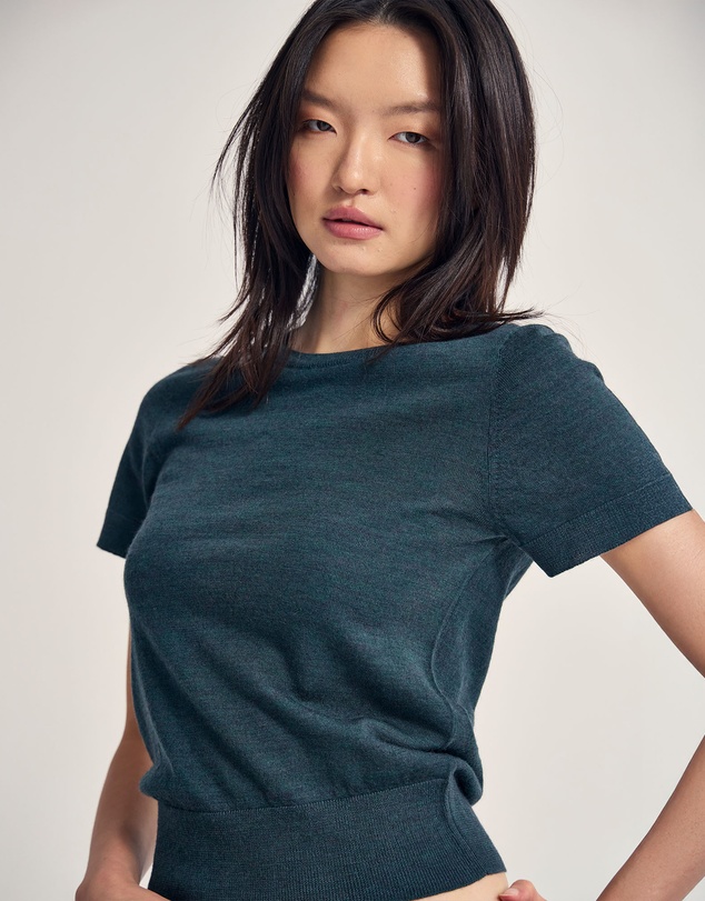 Oxford - Grace Short Sleeve Merino Knit