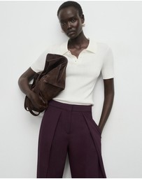 M.N.G - Pleated Wide Leg Trousers