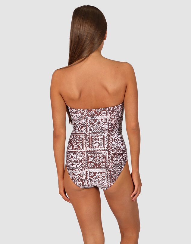 Baku Swimwear - Havana Bandeau One Piece Swimsuit