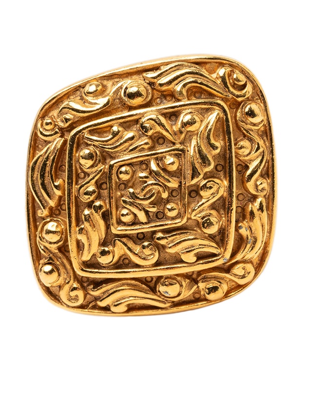 Pre-Loved by Azura Reborn - Pre-Loved CC Gold Plated Diamond Brooch