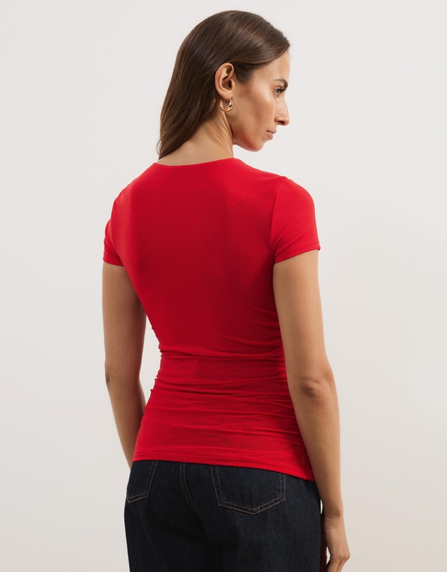 Atmos&Here - Delilah Gathered Mesh Top