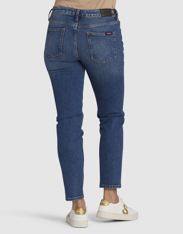 Superdry - Organic Cotton Mid Rise Slim Jeans