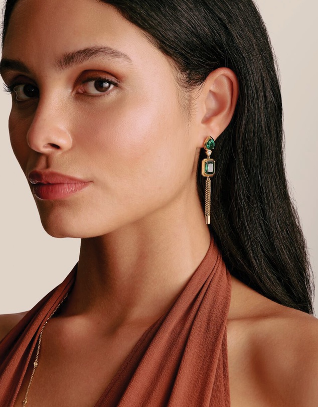 THOMAS SABO - THOMAS SABO Earrings with Green Stones