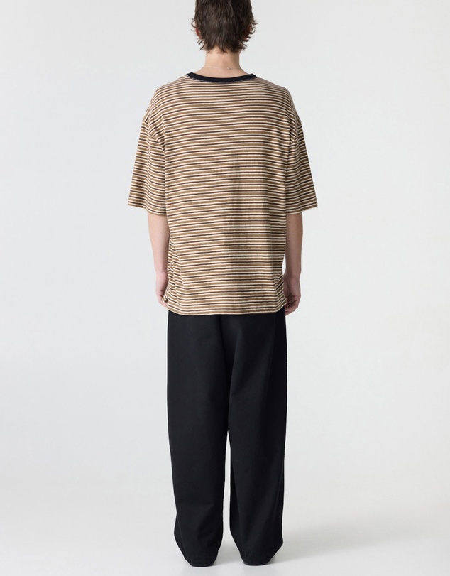 Bassike - Retro Stripe Boxy T-Shirt