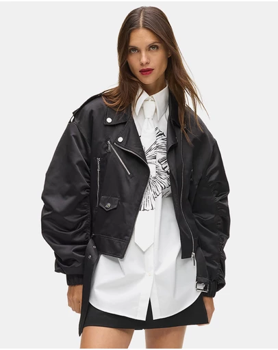 Karl Lagerfeld - Satin Bomber Jacket