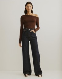 Atmos&Here - Cold Shoulder Bamboo Top