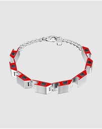 Diesel - D Logo Silver Bracelet