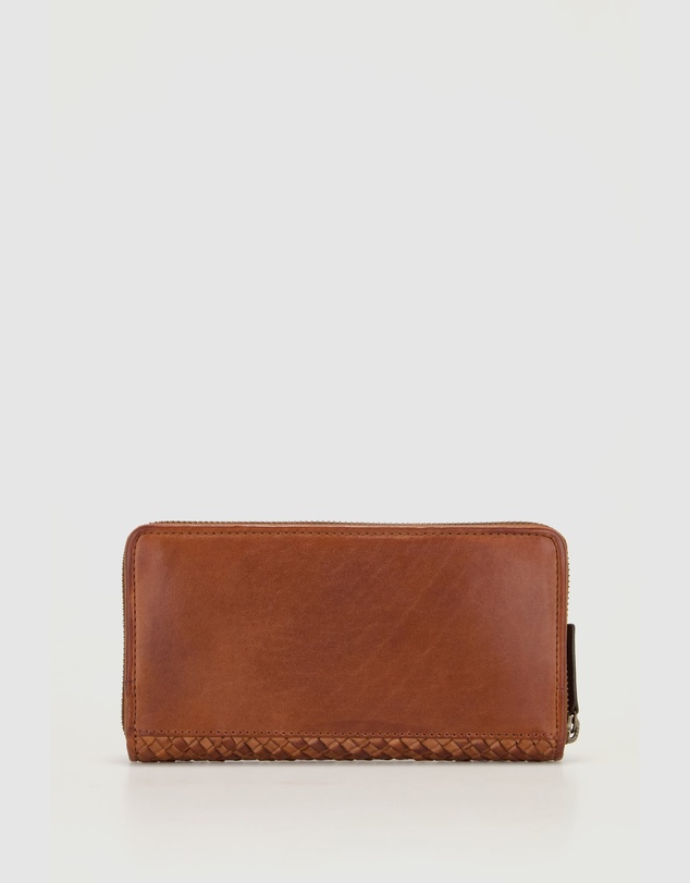 Evity - RFID Palma Leather Zip Wallet