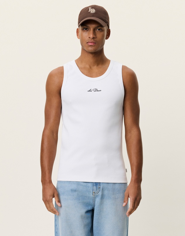 Les Deux - Arthur Logo Rib Tank Top