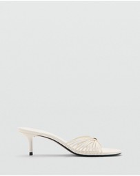 M.N.G - Strappy Kitten Heels