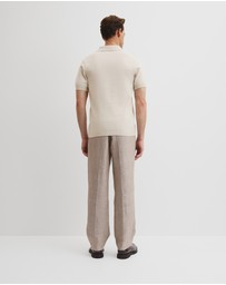 Country Road - Australian Cotton Textured Knit Polo