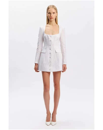 Bardot - Alyson Hourglass Linen Dress