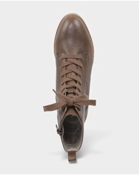 Vionic - Lani Lace-Up Boot - Greige
